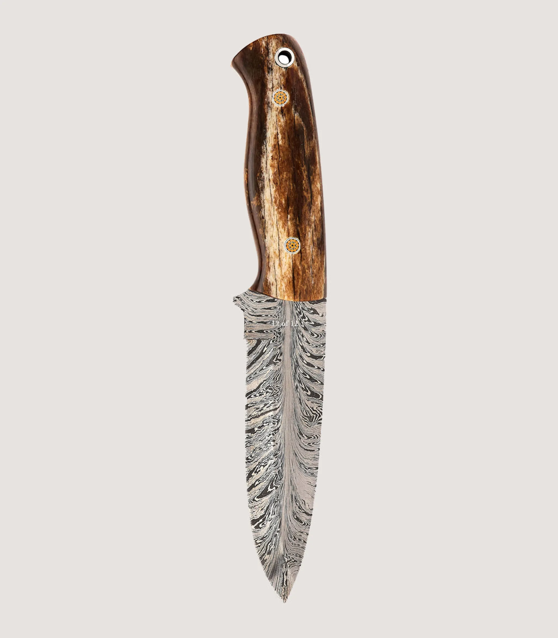 Purdey Giraffe Bone Bushcraft Set In Steel