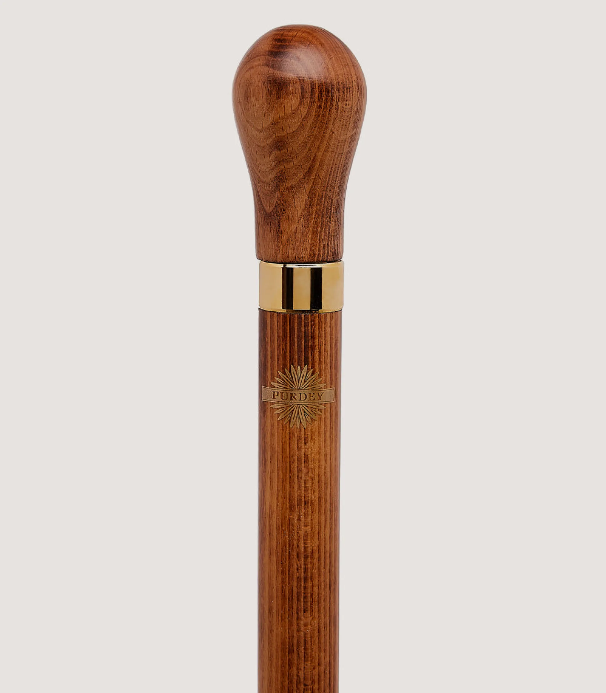 Purdey Knob Handled Tippling Stick In Natural