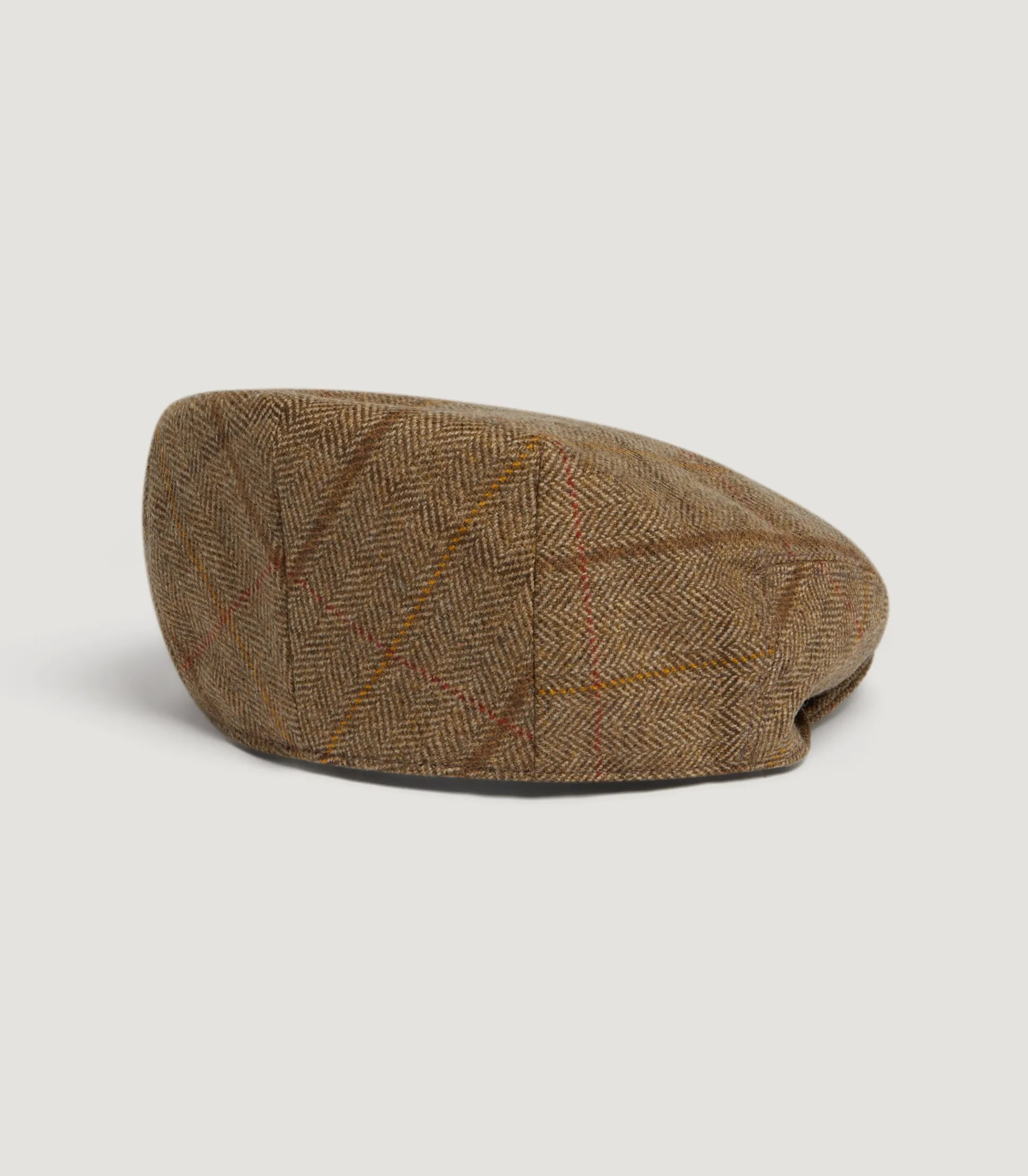 Women Purdey Litton Short Peak Tweed Flat Cap In Morar