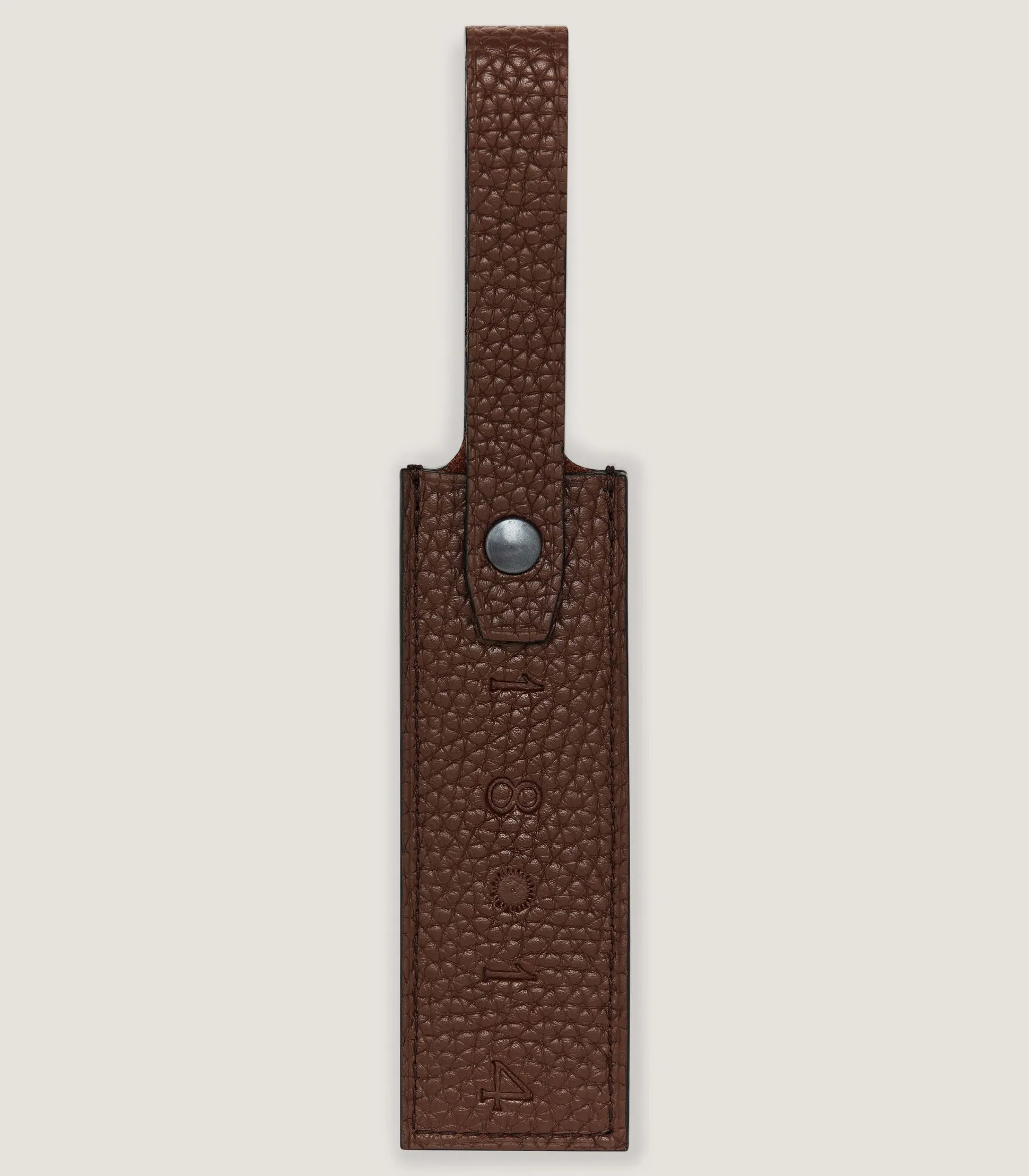 Purdey Luggage Tag in Cognac