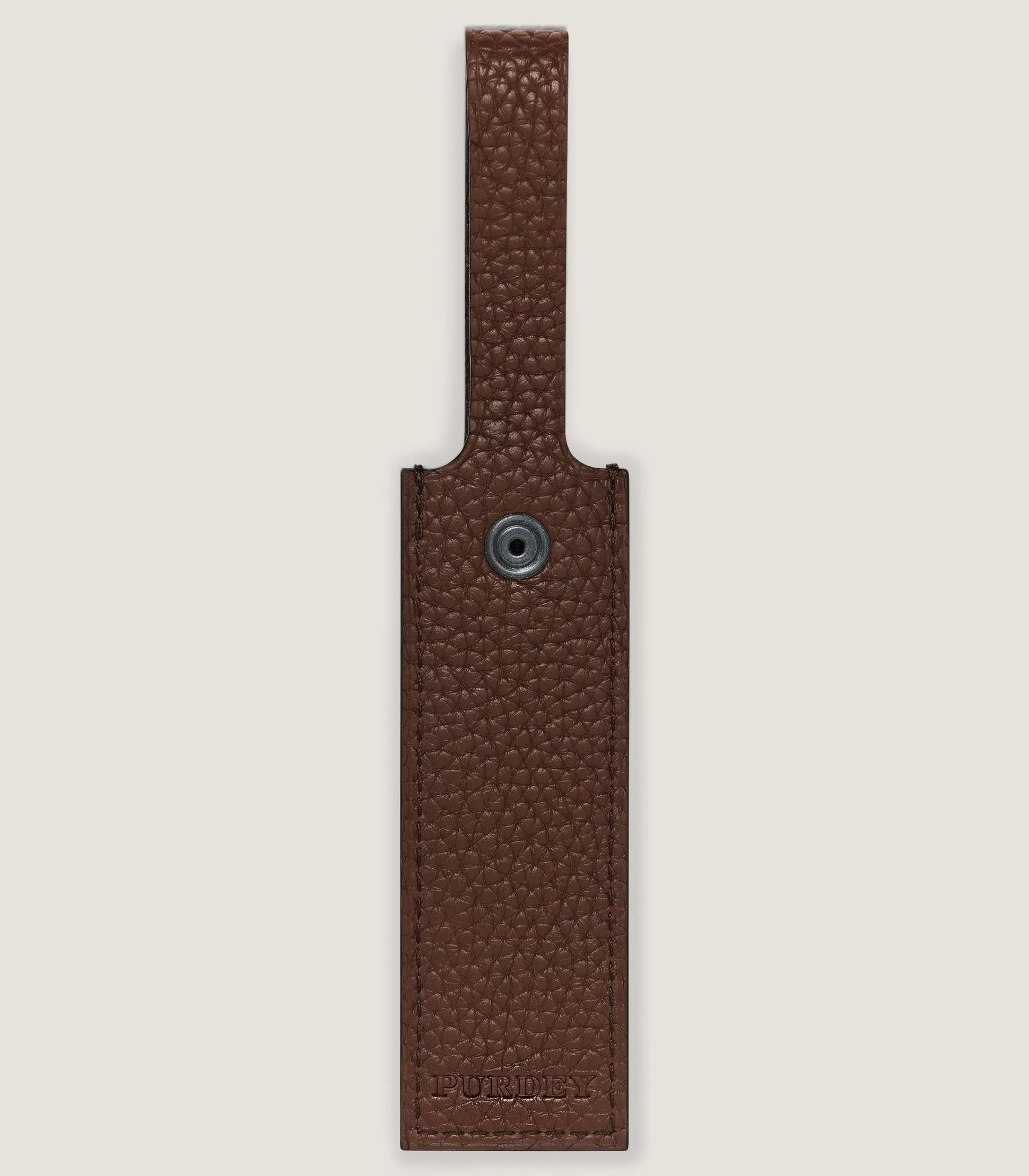 Purdey Luggage Tag in Cognac
