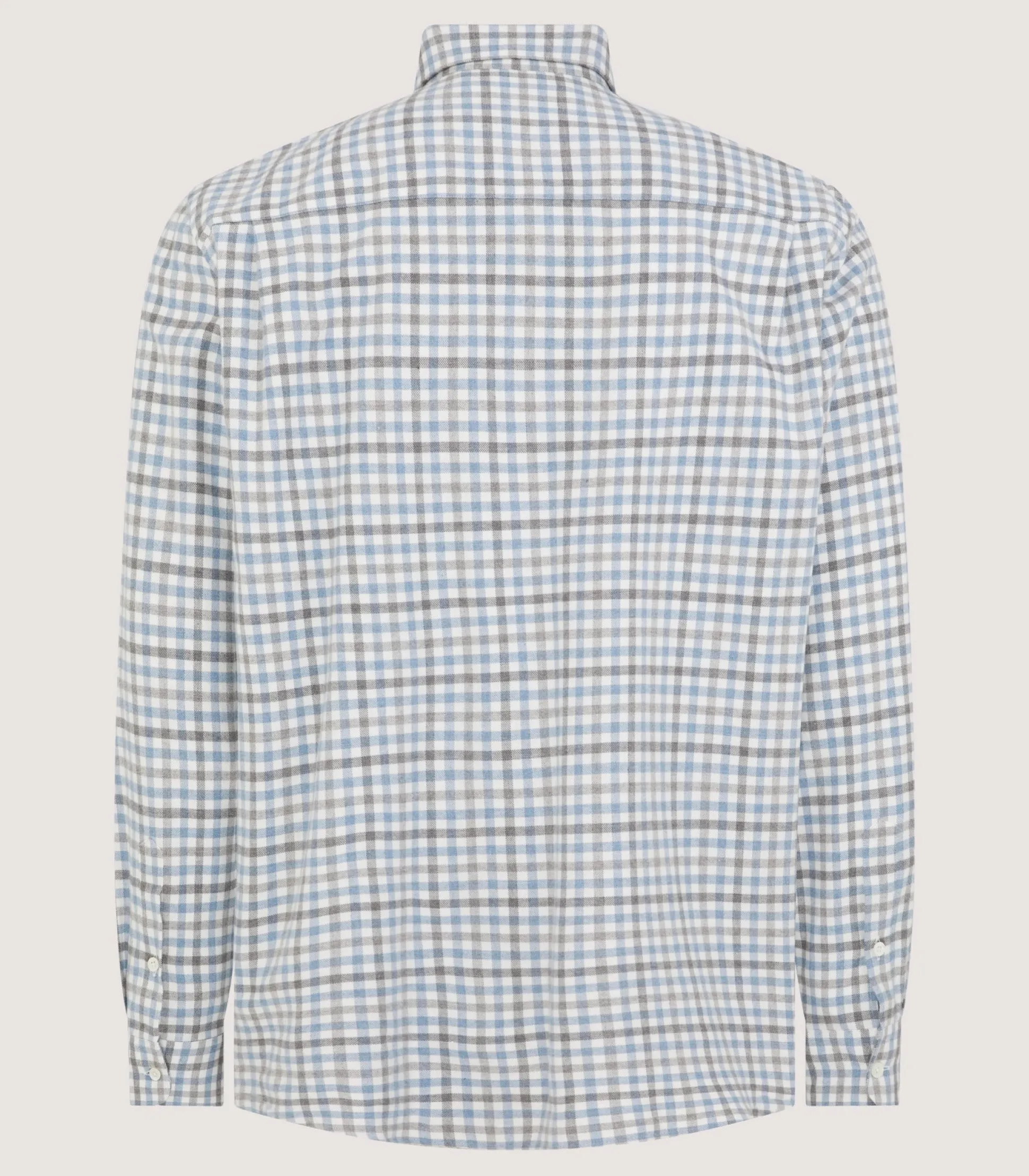 mens_check_flannel_shirt_in_dove_2.webp Purdey Men's Check Flannel Shirt in Dove