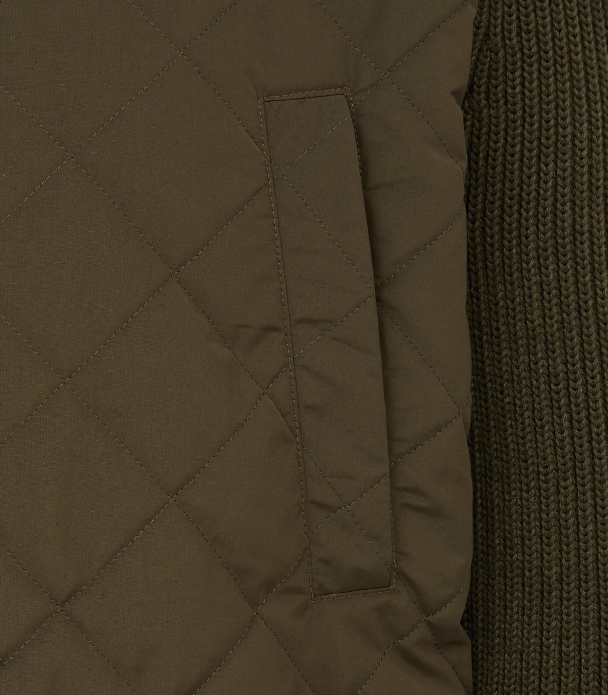 mens_devonshire_nylon_quilted_zip_front_cardigan_in_loden_4.webp Purdey Men's Devonshire Nylon Quilted Zip Front Cardigan in Loden