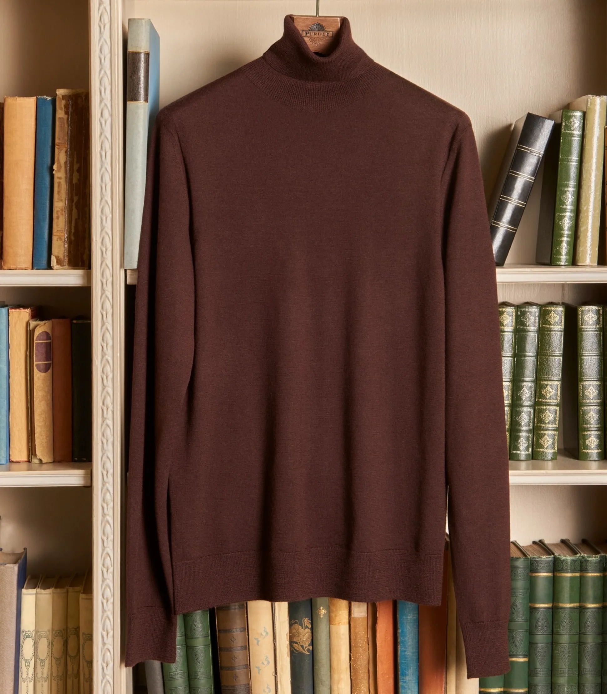 mens_extra_fine_worsted_cashmere_seamless_turtleneck_in_dark_umber_2.webp Purdey Men's Extra Fine Worsted Cashmere Seamless Turtleneck In Dark Umber