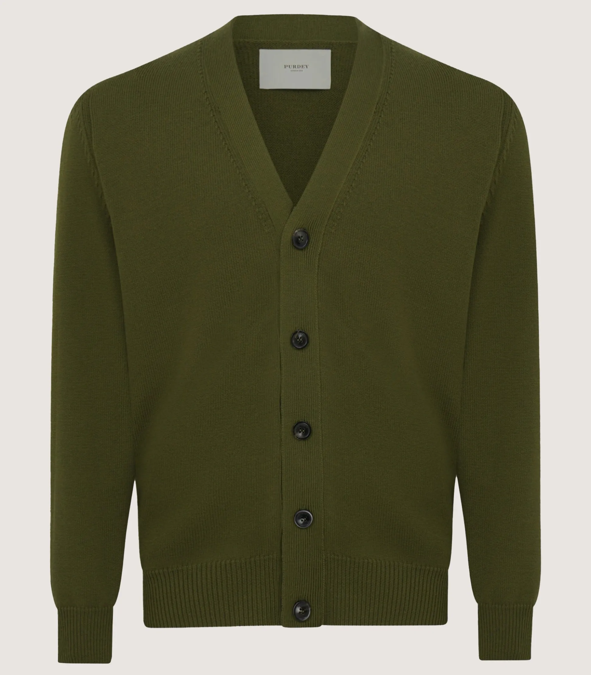 Purdey Men's Loden Audley Cardigan