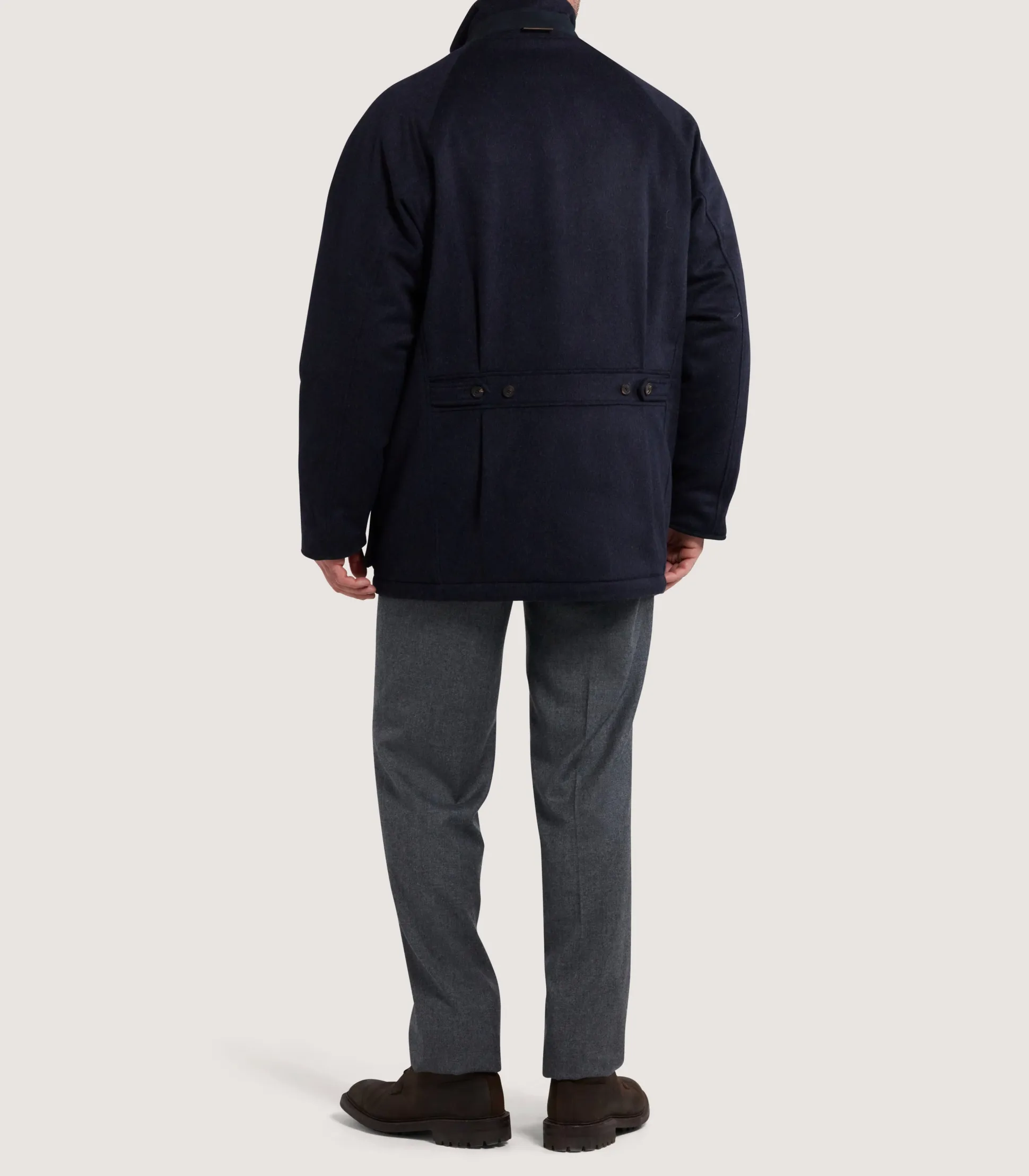 mens_loden_raglan_field_coat_in_navy_3.webp Purdey Men's Loden Raglan Field Coat in Navy