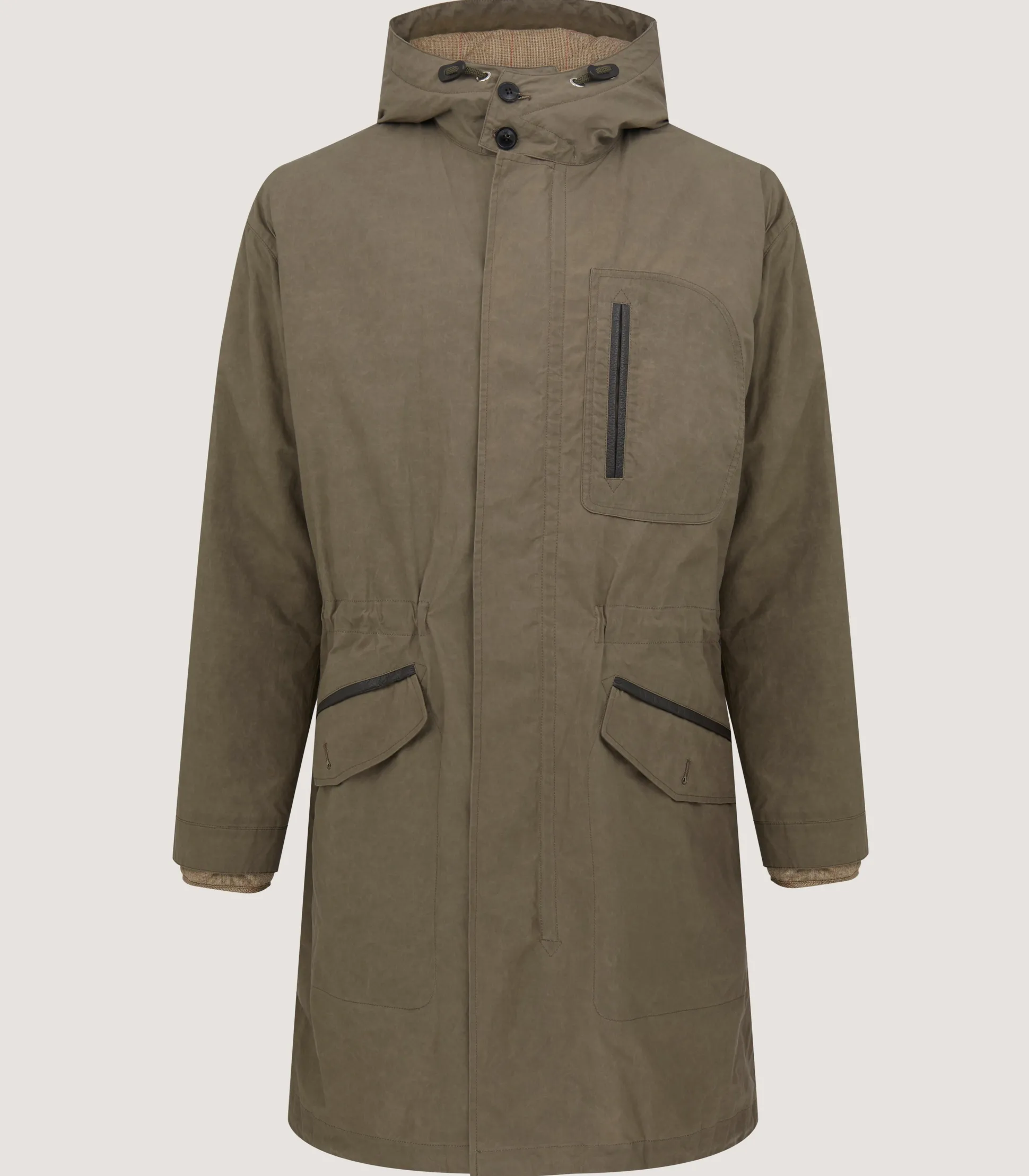 Purdey Men's Ridge Parka Jacket In Tobacco