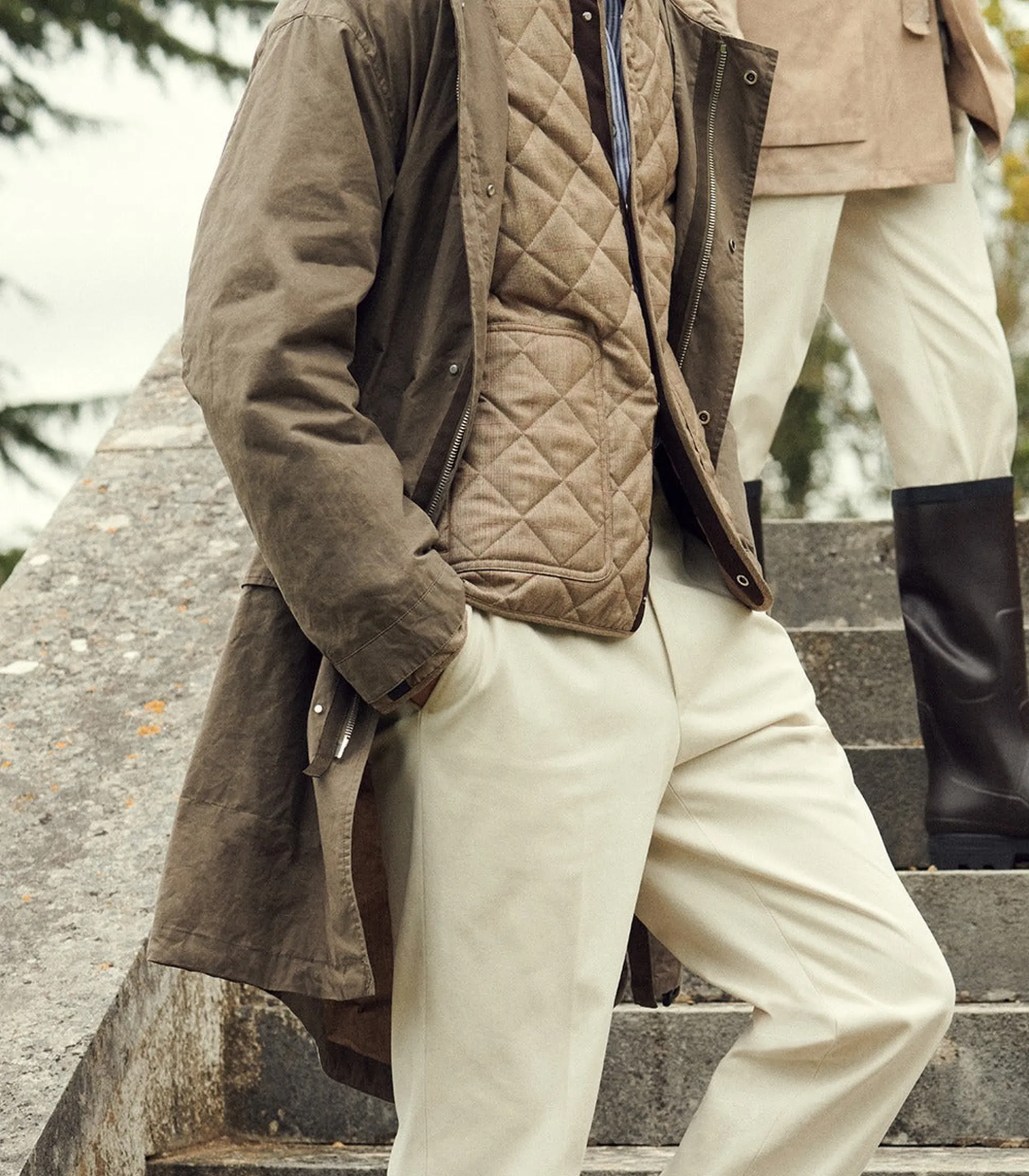 mens_ridge_parka_jacket_in_tobacco_3.webp Purdey Men's Ridge Parka Jacket In Tobacco