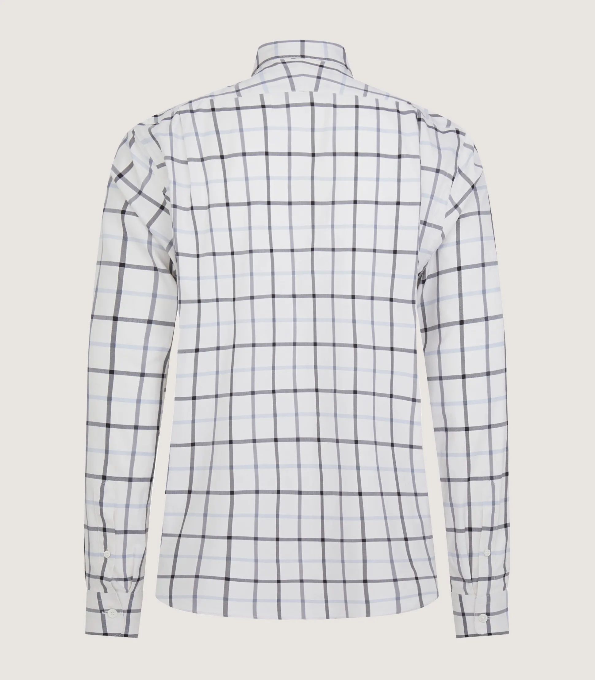 Purdey Men's Summer Sporting Windowpane Pocket Shirt In Blue