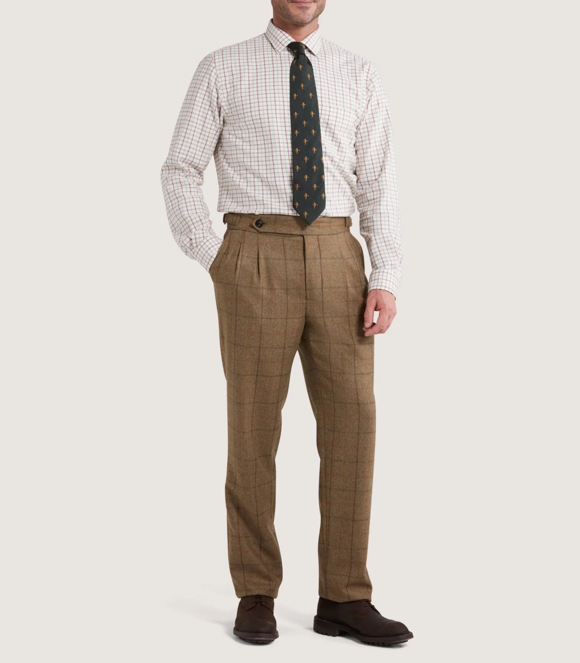 Purdey Men's Tweed Sporting Trouser in Morar