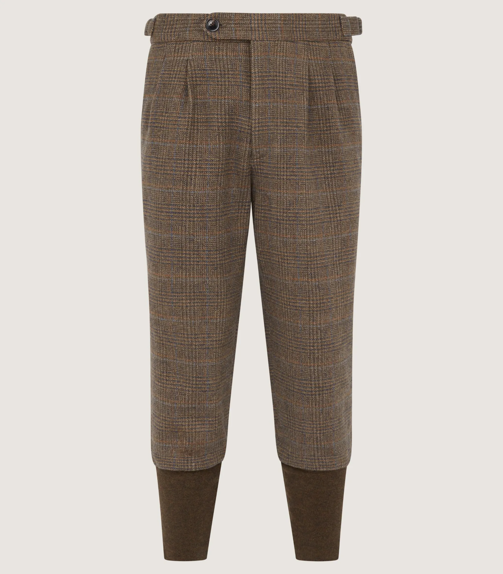 Purdey Men's Tweed Two Pleat Breek With Storm Cuff In Morlich