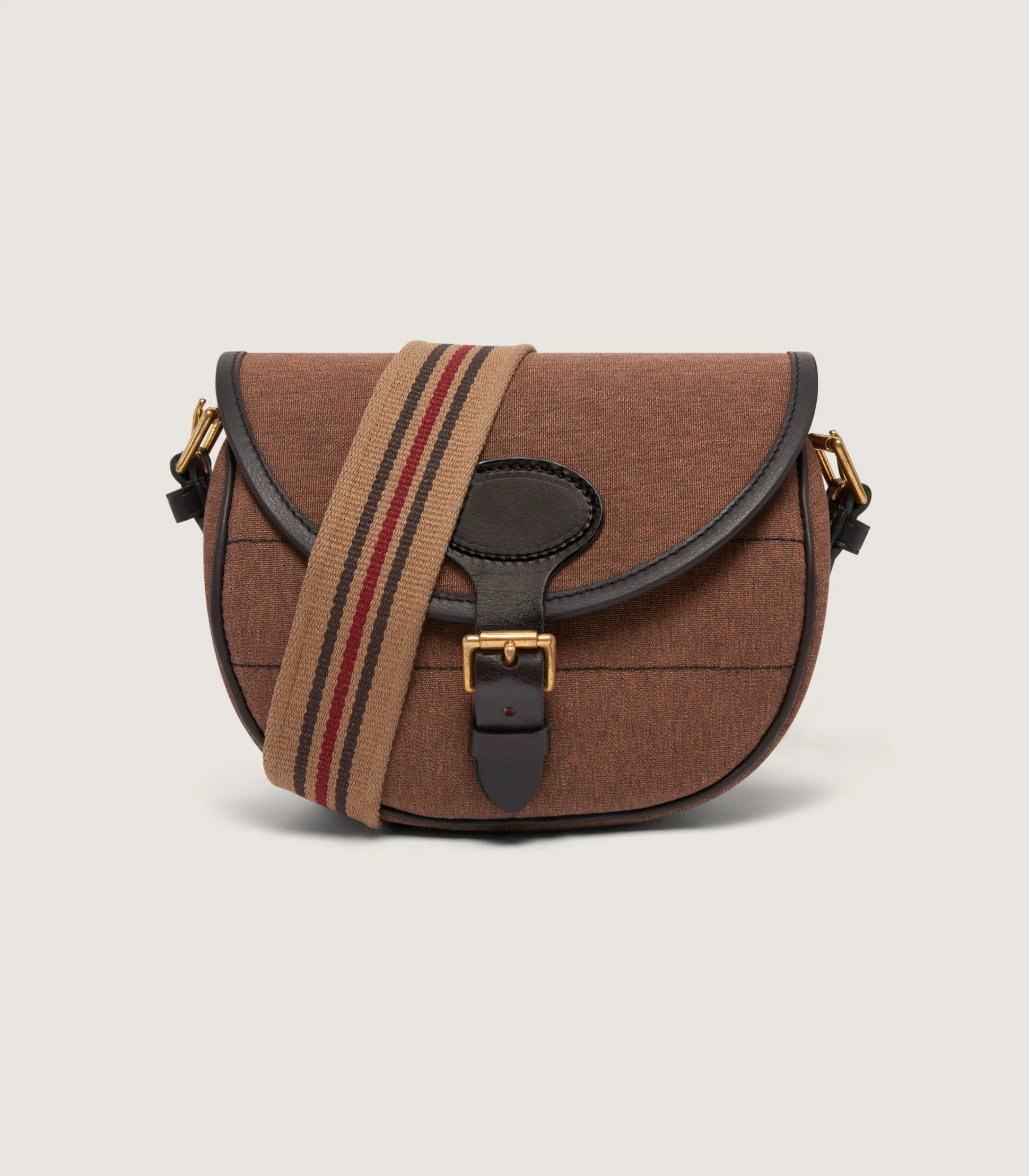 Purdey Nettle Canvas Cartridge Bag In Walnut