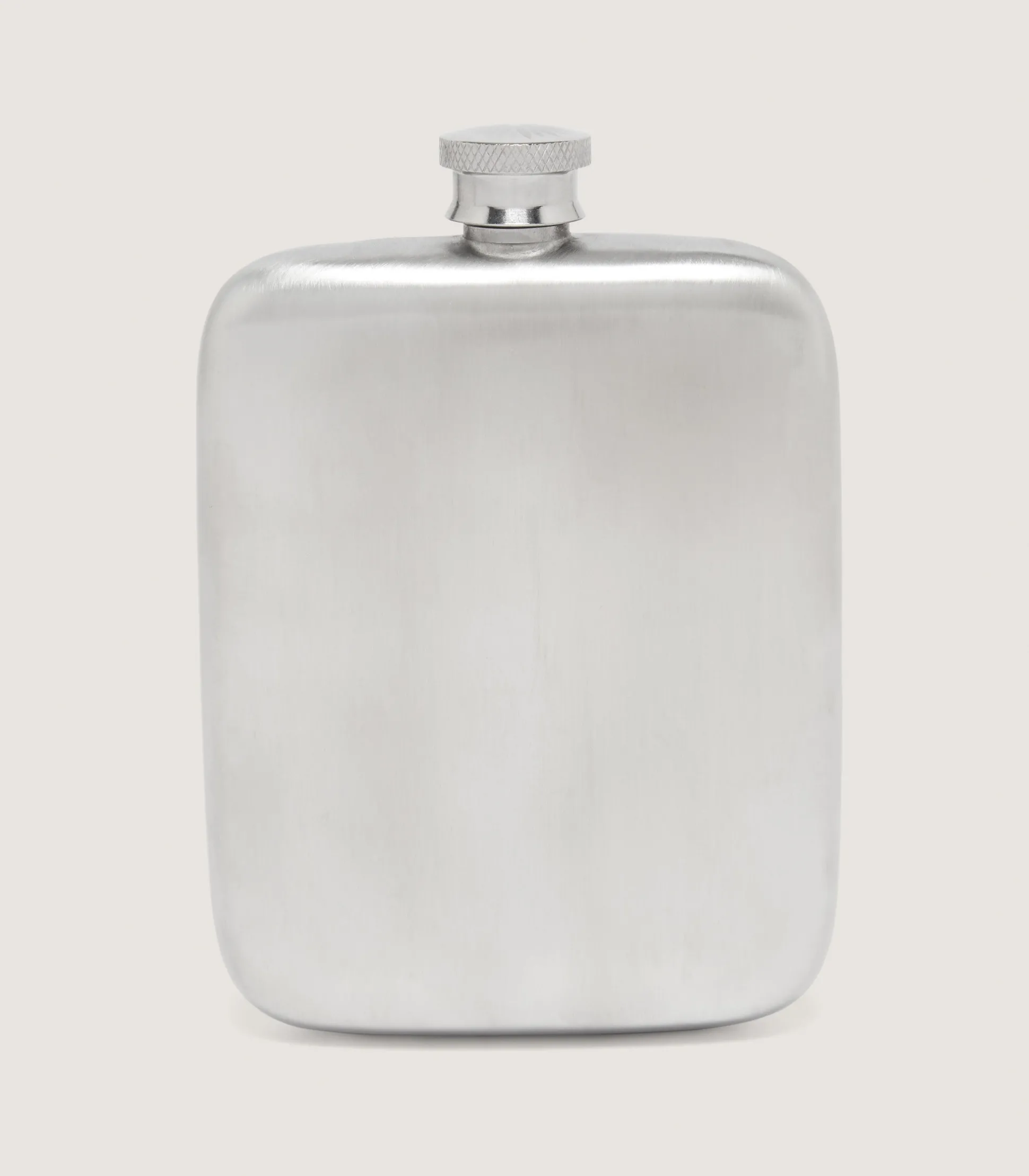 Purdey Square Pewter Flask In Pewter