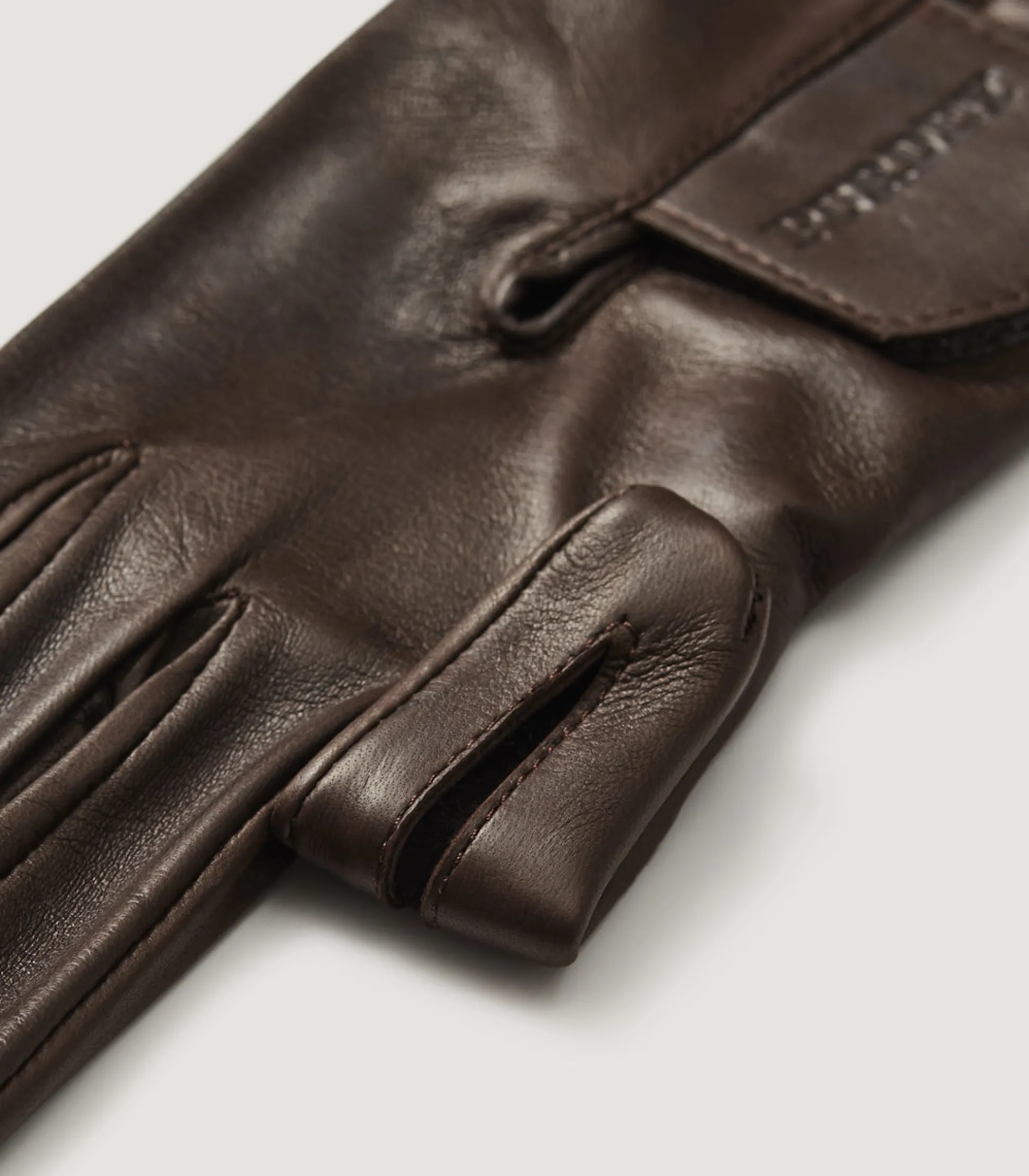 Women Purdey Women's Cape Leather Sporting Glove - Velcro Cuff In Brown