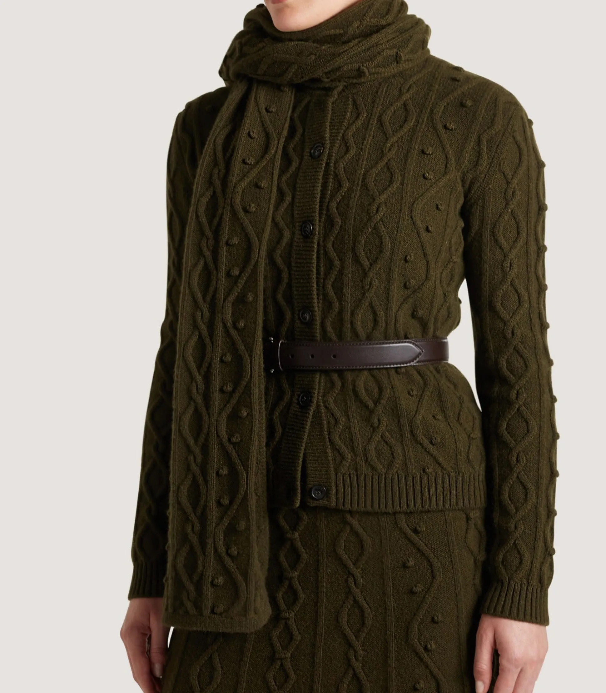 womens_cashmere_aran_cardigan_3.webp Women Purdey Women's Cashmere Aran Cardigan