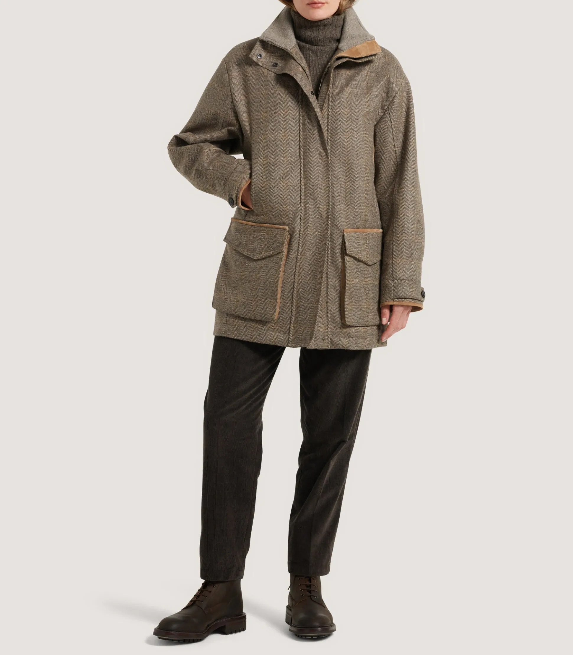 womens_cashmere_tweed_raglan_field_coat_in_brecbowie_6.webp Women Purdey Women's Cashmere Tweed Raglan Field Coat In Brecbowie