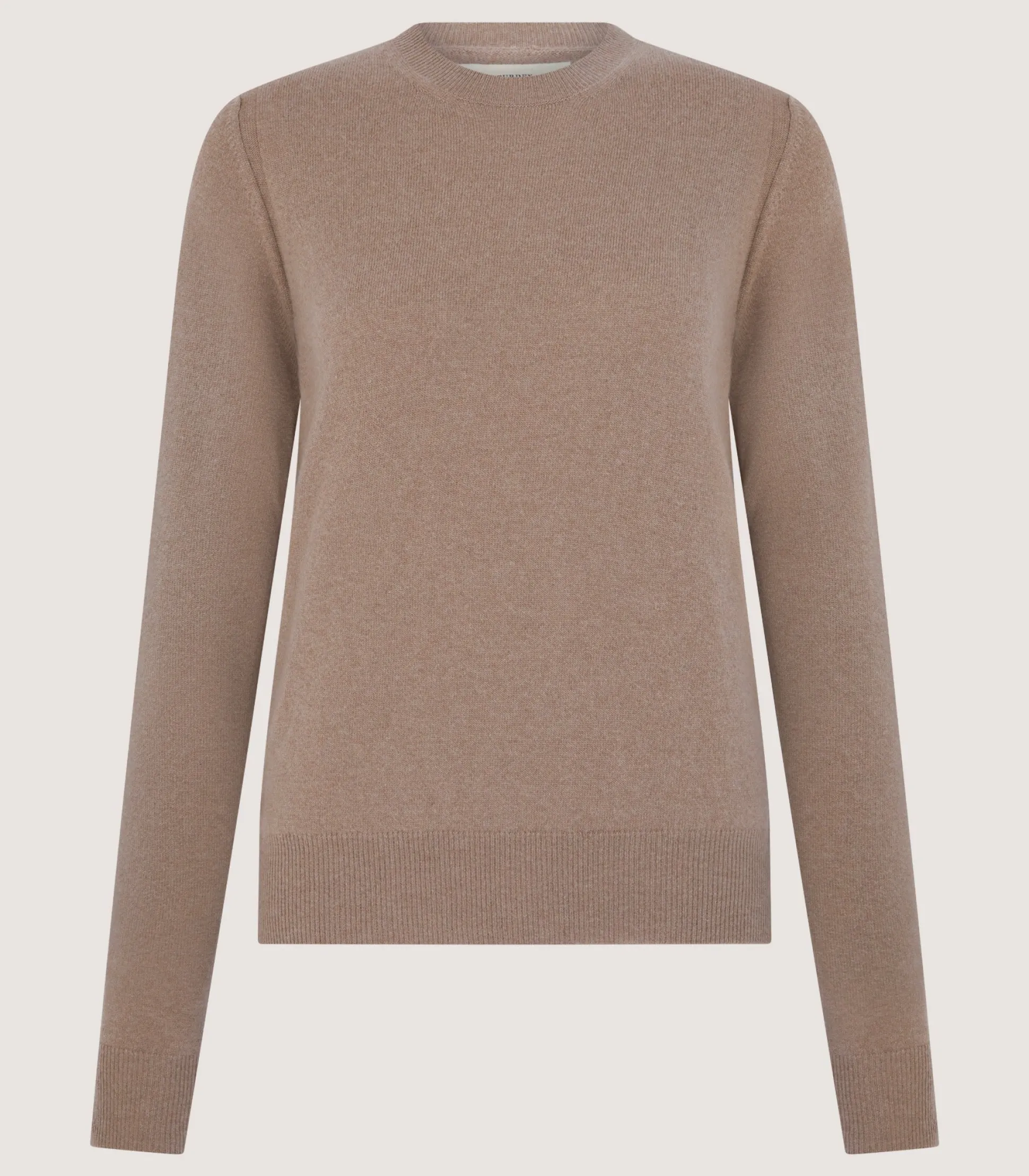 Women Purdey Women's Cork Crew Neck Jumper in Taupe