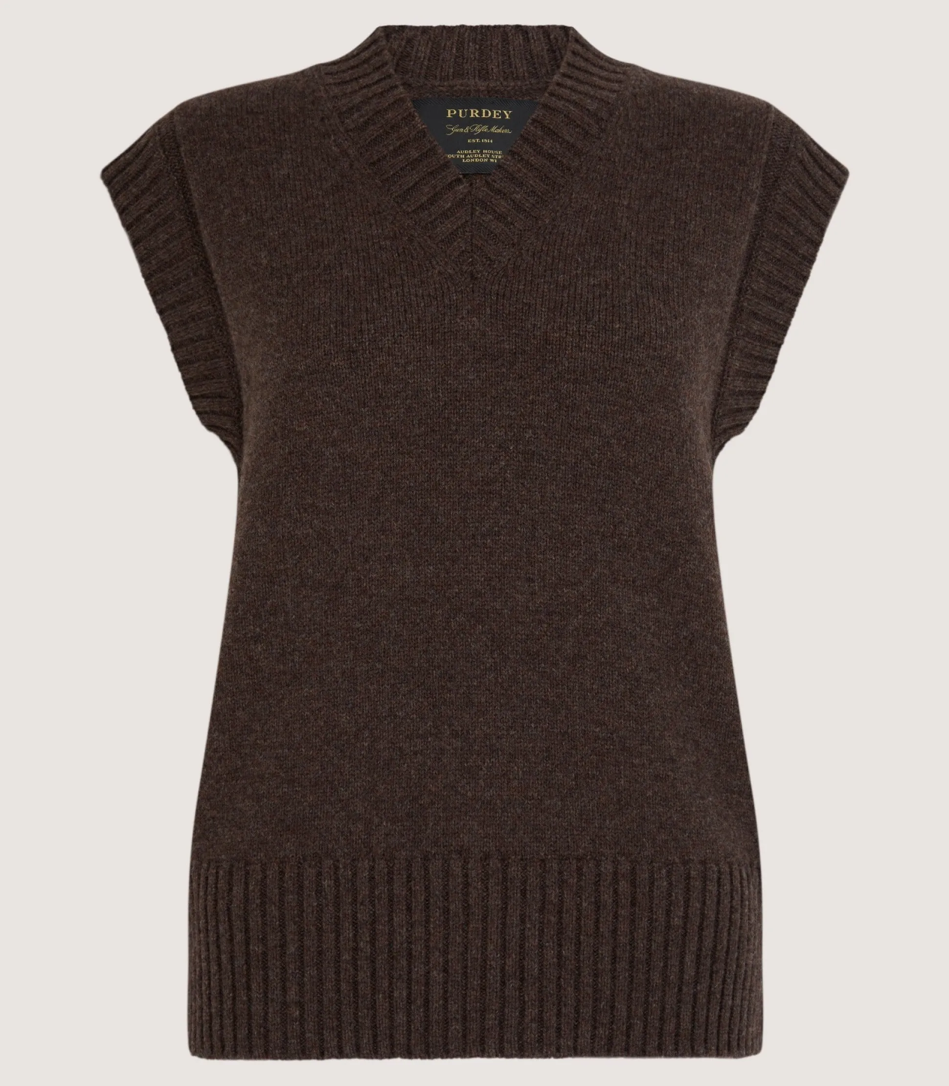 Women Purdey Women's Islay British Outdoor Vest in Walnut