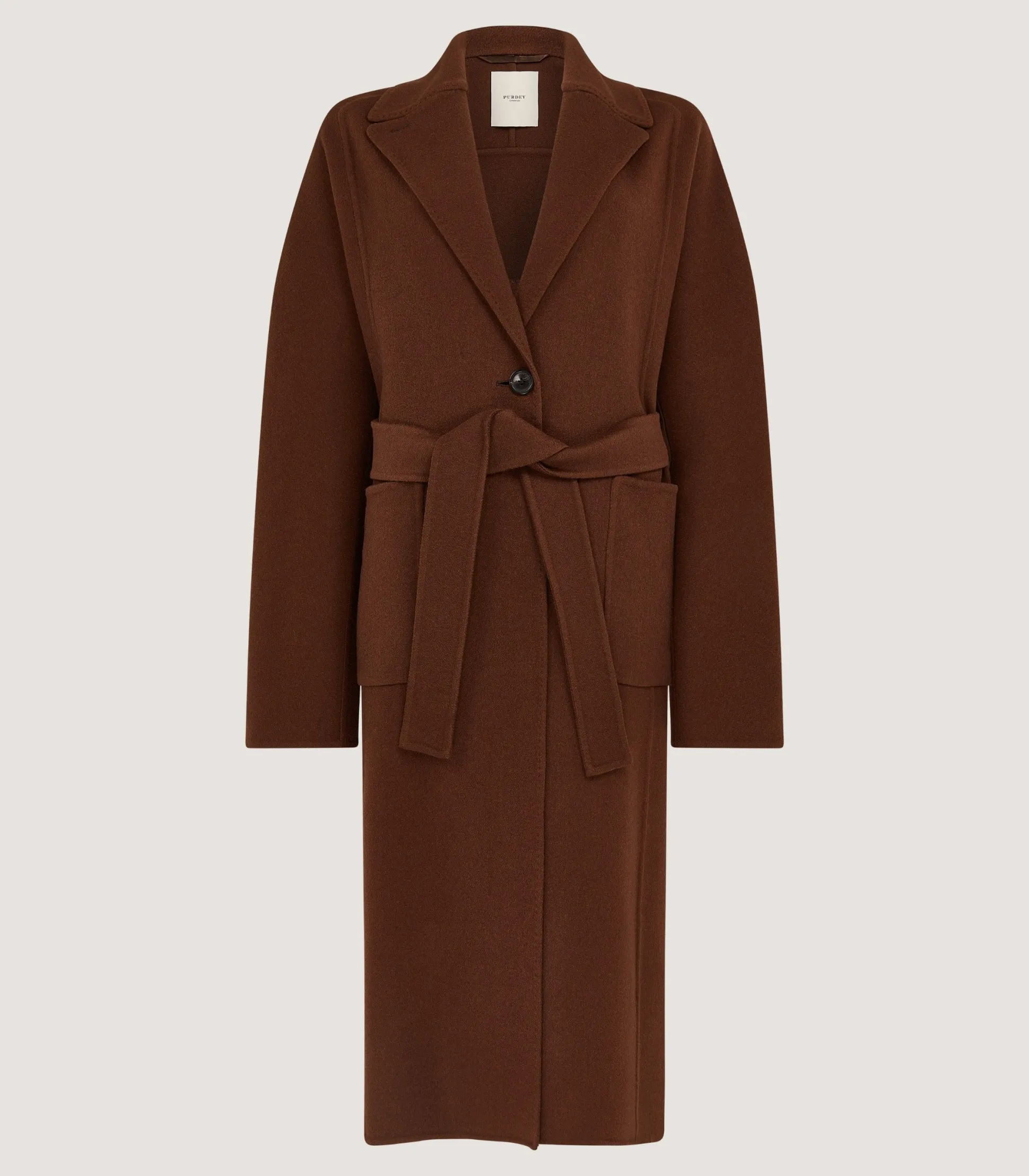 Women Purdey Women's Portman Coat In Dark Umber