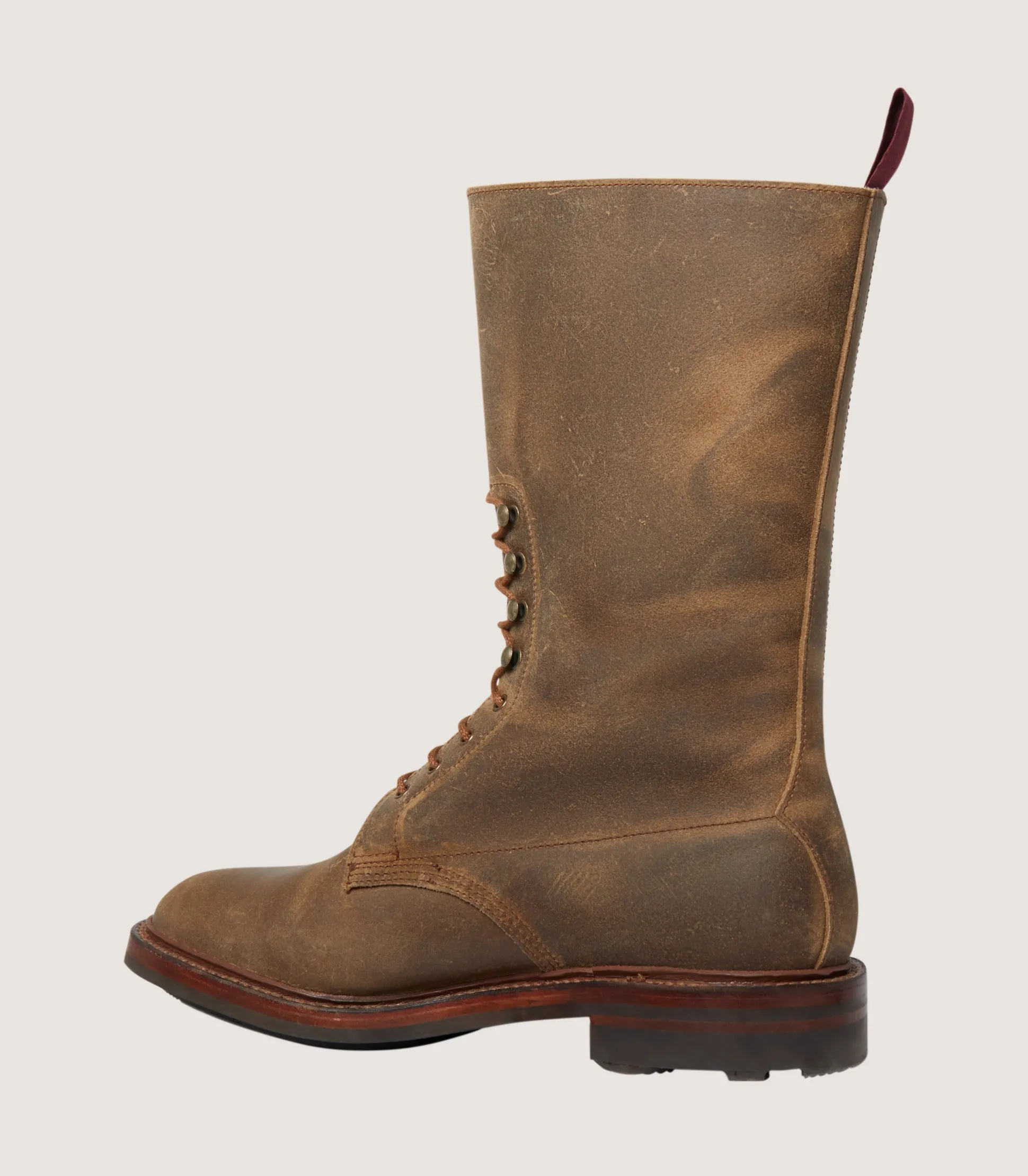 Women Purdey Women's Rough Out Nubuck Twin Strap Boot With Ridgeway Sole