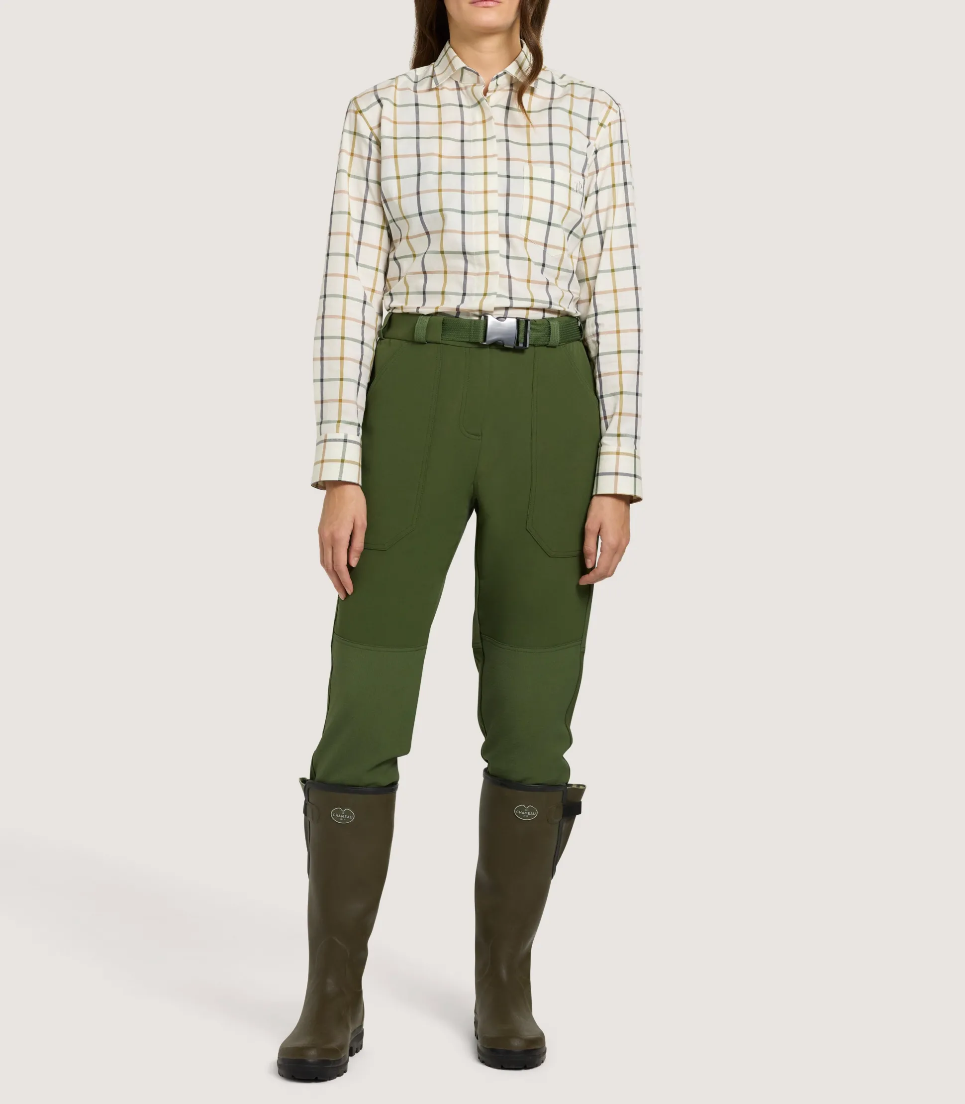 Women Purdey Women's Shropshire Lightweight Trousers In Fern Green