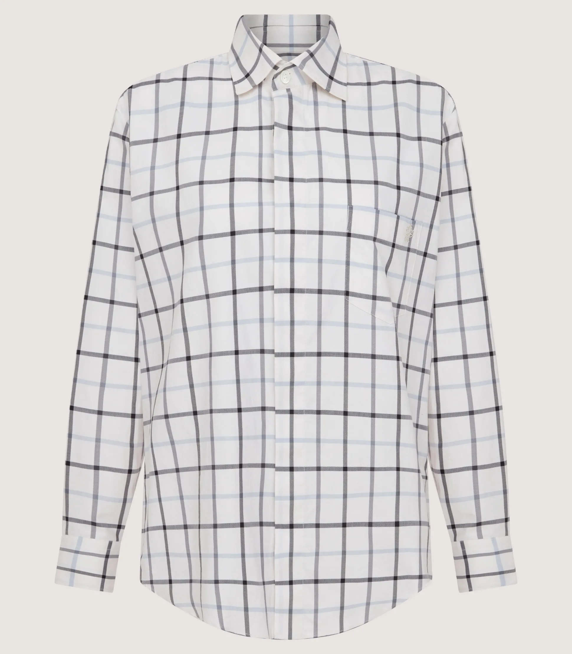 Women Purdey Women's Summer Sporting Windowpane Shirt In Blue