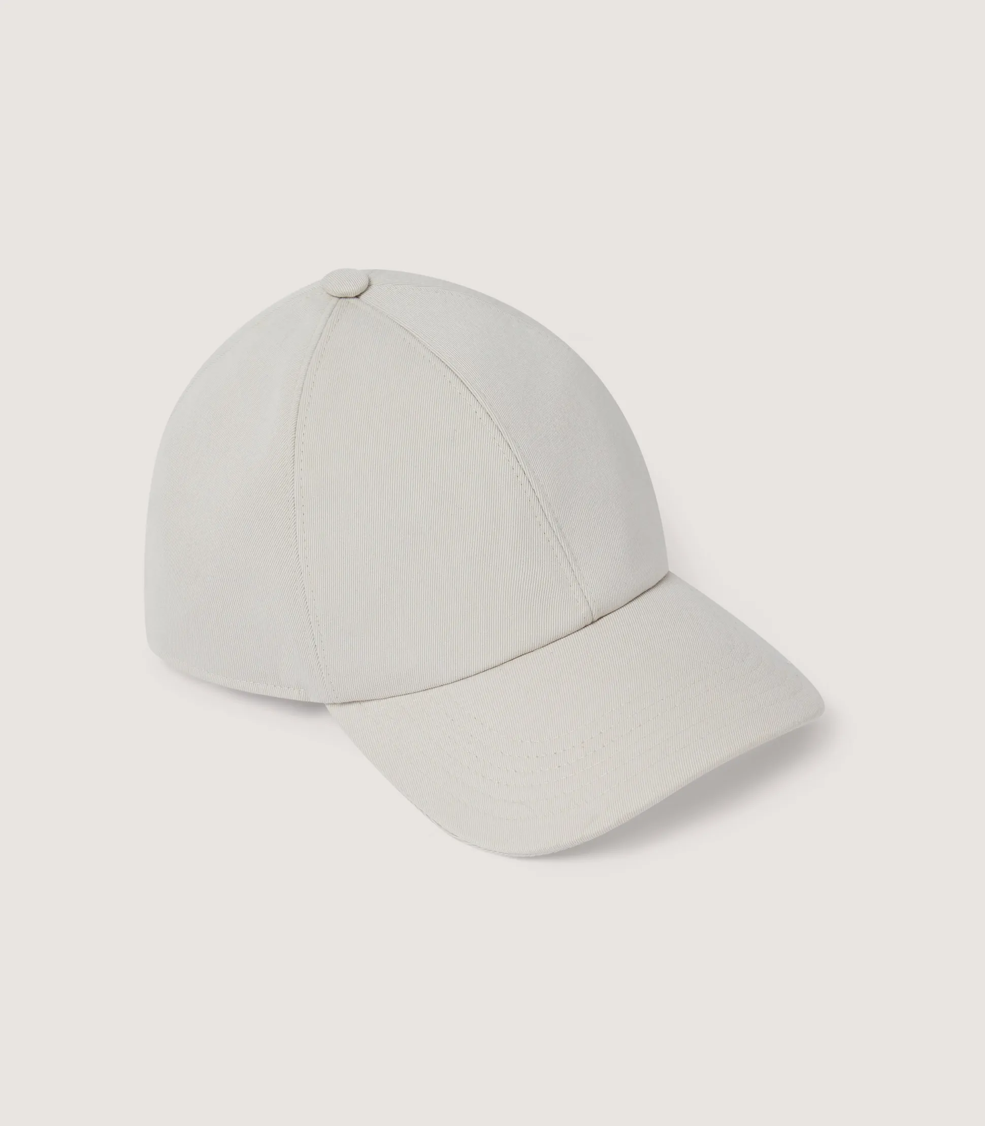 Women Purdey Wool Cotton Baseball Cap in Stone